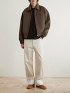 Bottega Veneta - Wool-Twill Blouson Jacket - Brown