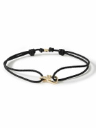 Luis Morais - Small Twisted Gold and Cord Bracelet