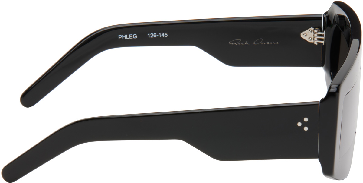 Rick Owens Black Hollywood Phleg Sunglasses