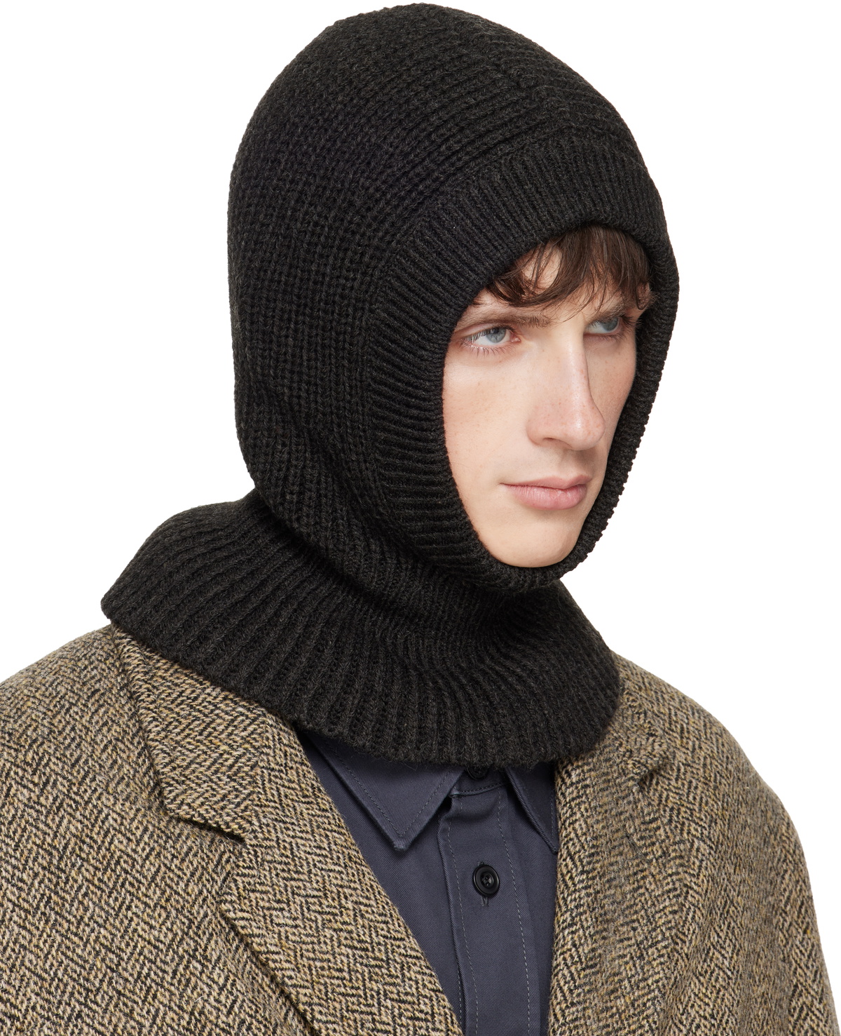 LEMAIRE Brown Hood Balaclava Lemaire