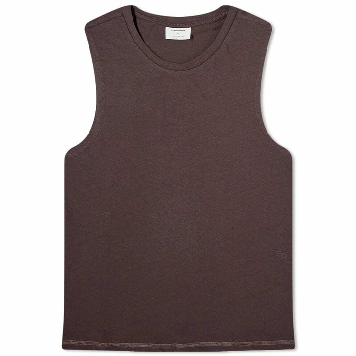 Photo: Stylerunner Women's Double Kick Tank Vest Top in Sepia