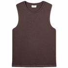Stylerunner Women's Double Kick Tank Vest Top in Sepia