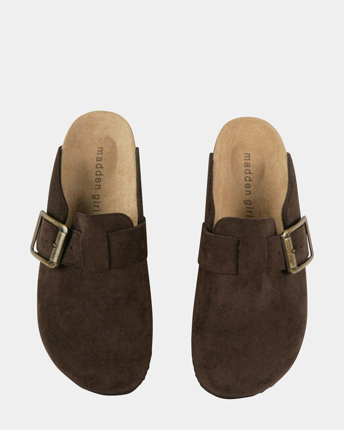 Steve Madden Prim Flats in Brown Fabric