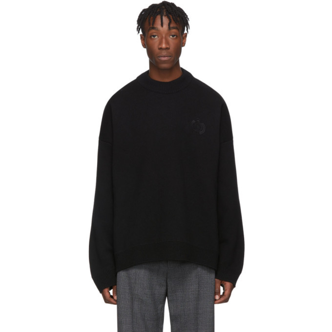 Photo: Balenciaga Black Wool and Cashmere Crewneck Sweater