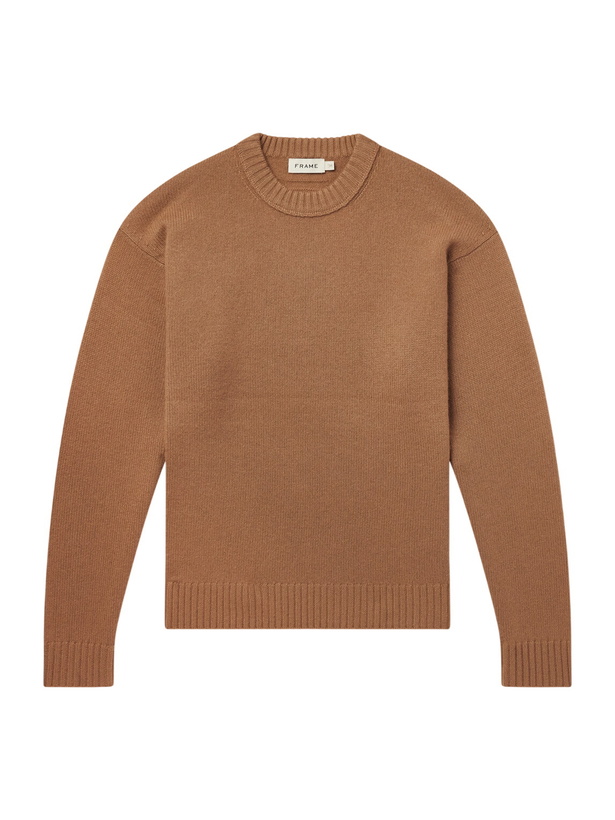 Photo: FRAME - Cashmere Sweater - Brown