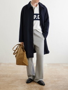 A.P.C. - Mac Hugo gabardine trench coat - Blue