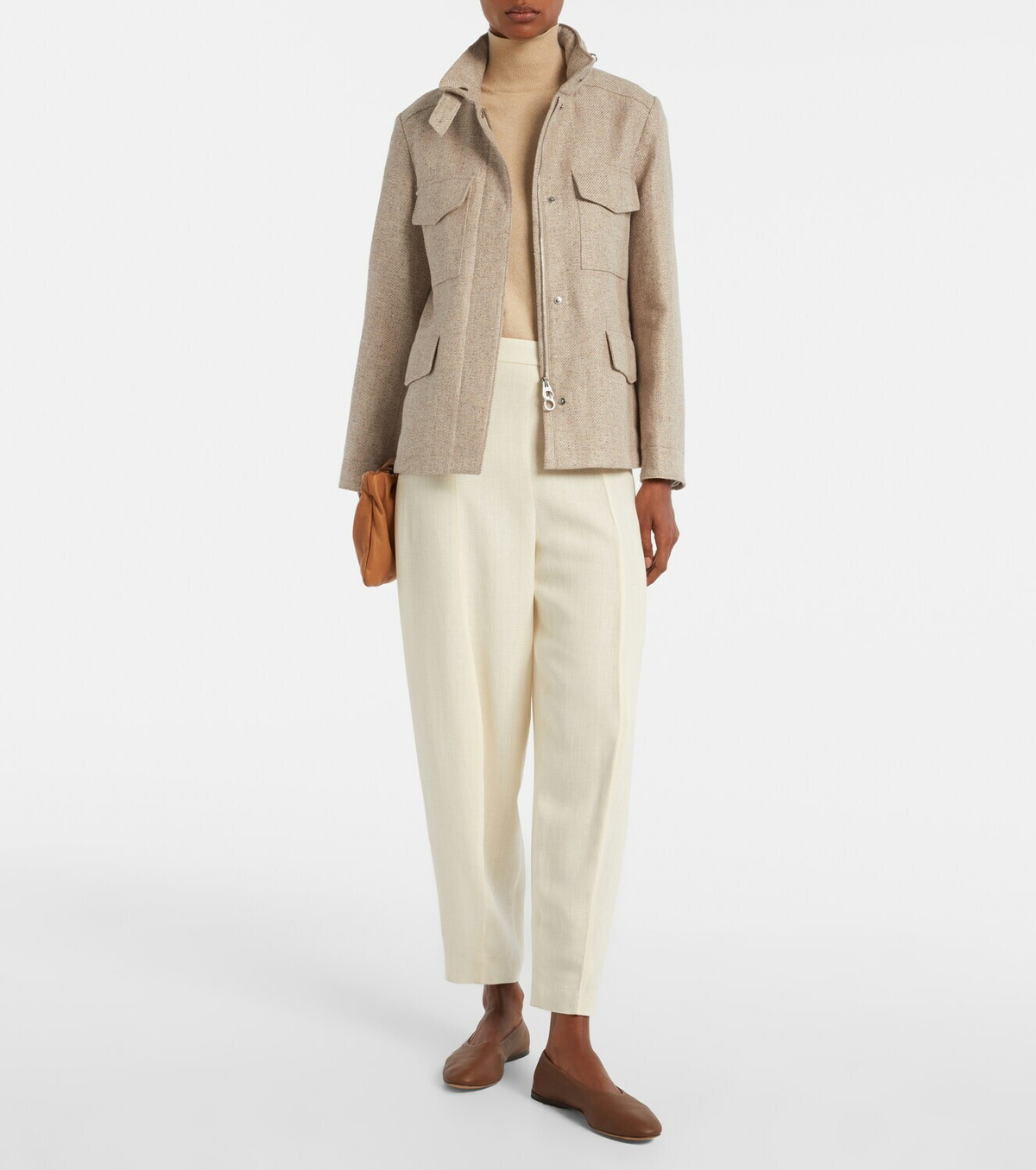 Loro Piana Traveller Mini linen and cotton jacket Loro Piana
