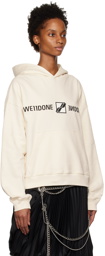 We11done Off-White Patched Mirror Hoodie