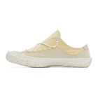 Issey Miyake Men Off-White Canvas NY Sneakers