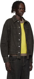 Eckhaus Latta Gray 'El Jacket Redux' Denim Jacket