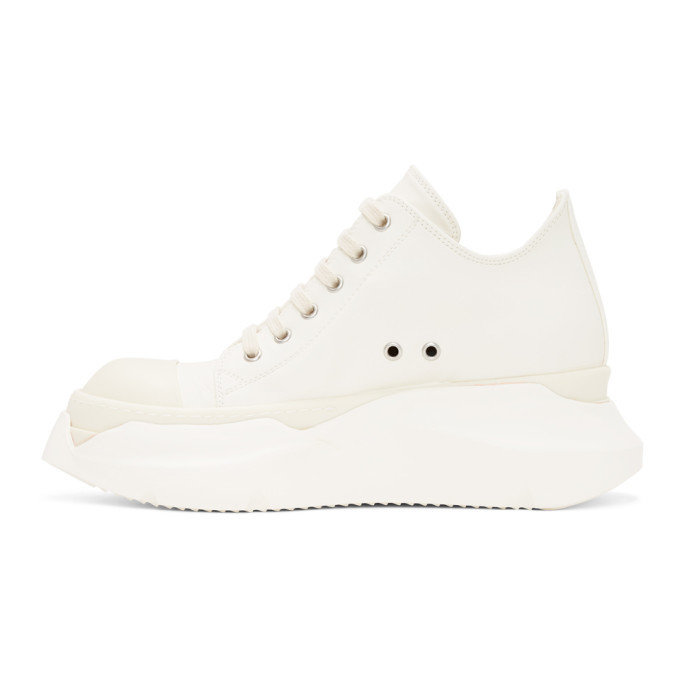 Rick Owens Drkshdw White Abstract Low Sneakers Rick Owens Drkshdw Rick Owens Drkshdw White Abstract Low Sneakers Rick Owens Drkshdw