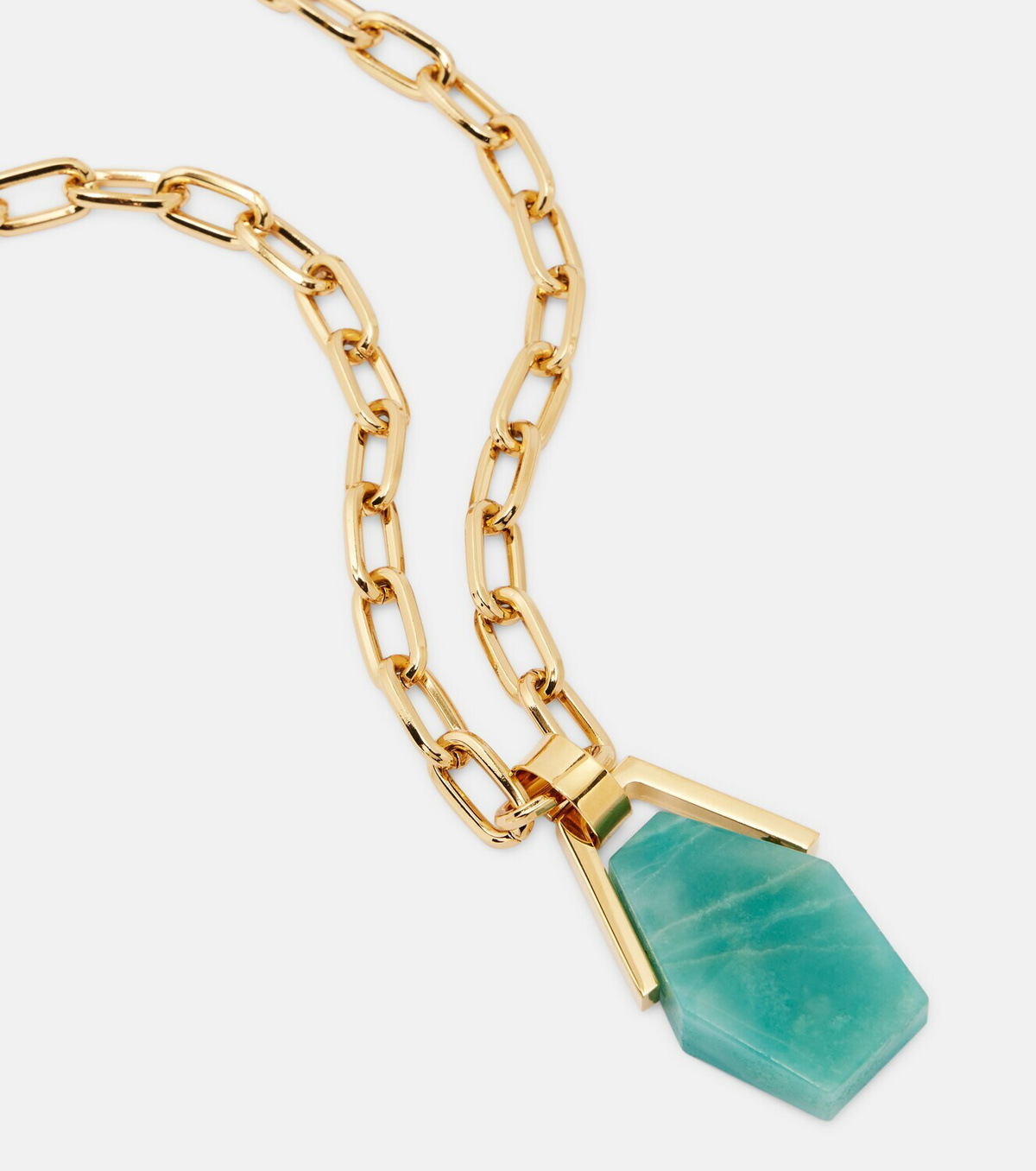 La DoubleJ Portal gold-plated chain necklace