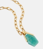 La DoubleJ Portal gold-plated chain necklace