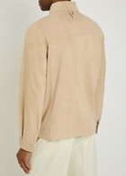 Valstar Blackley Suede Overshirt Peach