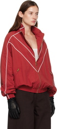 WILLY CHAVARRIA Red Bad Boy Track Jacket