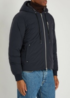 Moose Knuckles Northdale Hooded Shell Jacket Navy