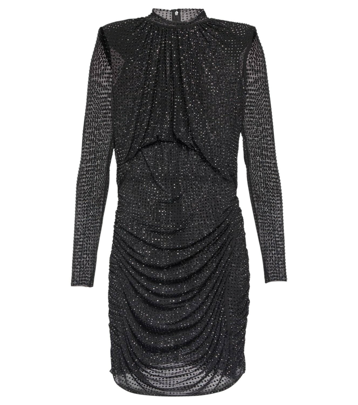 Self-Portrait Embellished mesh minidress Self-Portrait