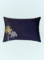 Les-Ottomans Palms Velvet Cushion
