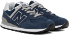 New Balance Navy 574 Core Sneakers