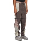 A-COLD-WALL* Purple and Beige Converse Edition Panelled Track Pants