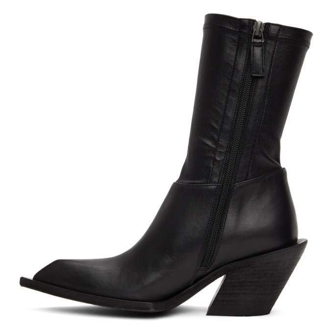 Haider Ackermann Black Chunky Low Boots