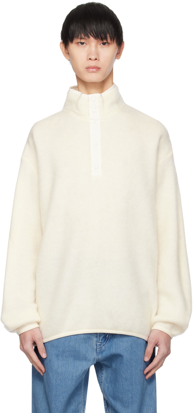 Photo: nanamica Off-White Placket Sweater