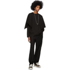 N.Hoolywood Black Layered Long Sleeve T-Shirt