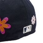 New Era NY Yankees Floral 59Fifty Fitted Cap in Black