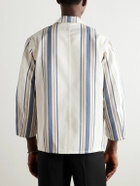 Monitaly - Striped Lyocell Jacket - White