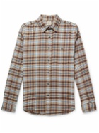 Faherty - The Movement™ Checked Brushed-Flannel Shirt - Brown