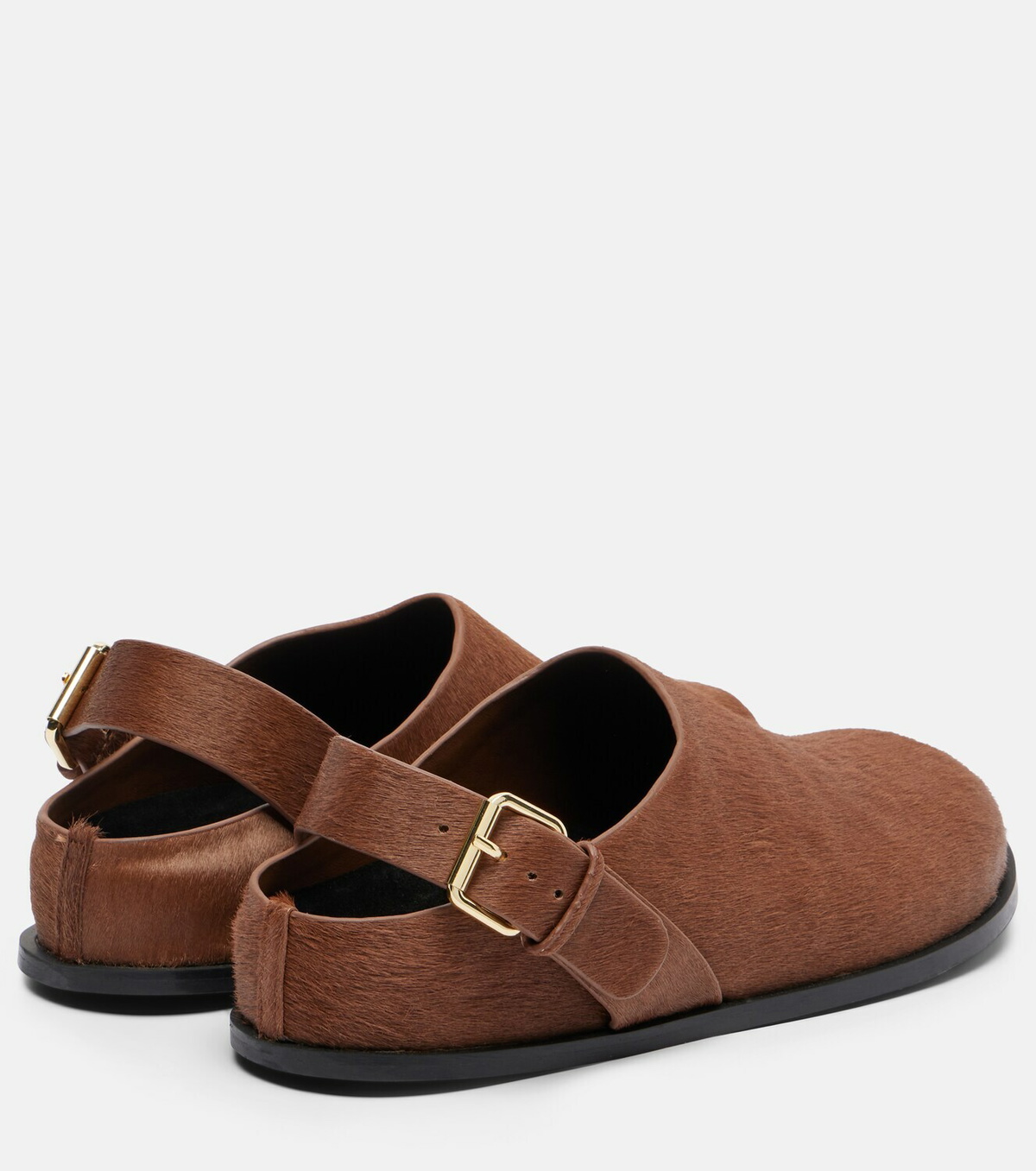 A.Emery Louis calf hair clogs