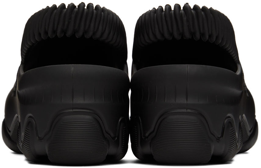 GCDS Black IBEX Slippers GCDS