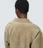 The Row Ronan suede blouson jacket