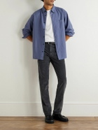 Incotex - Slim-Fit Cotton-Blend Corduroy Trousers - Gray
