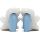 YUME YUME White Love Mule Heeled Sandals