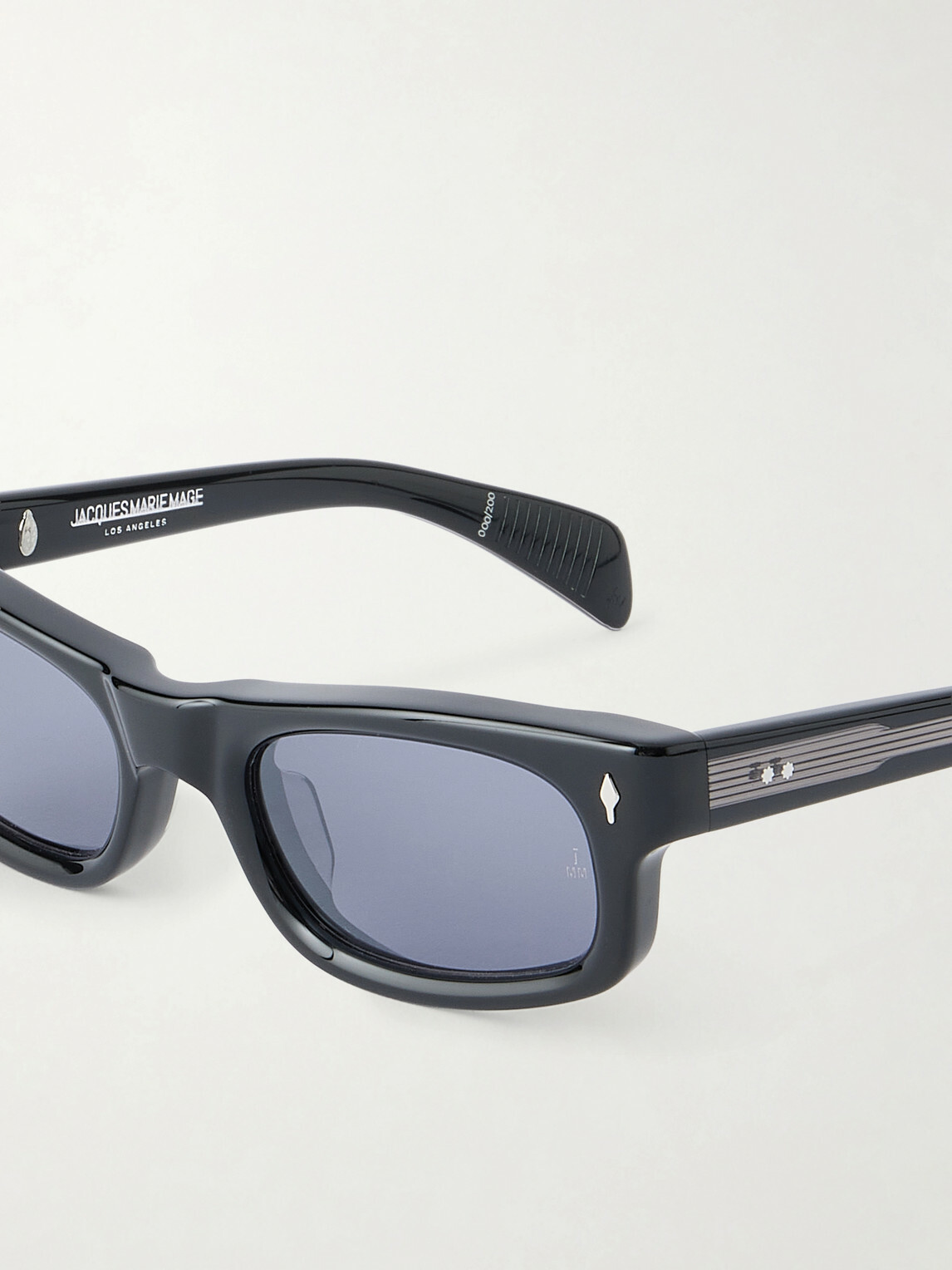 Jacques Marie Mage - Initials Square-Frame Acetate Sunglasses