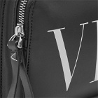 Valentino Men's VLTN Belt Bag in Black/White