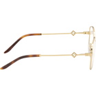 Fendi Gold FF Diamonds Glasses