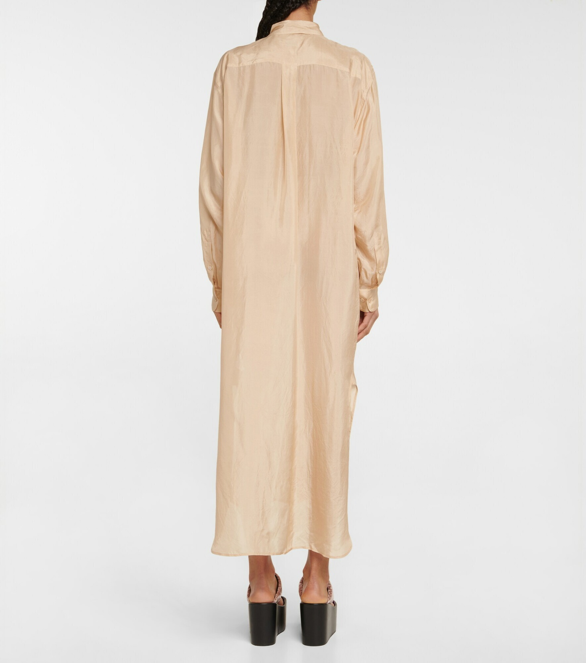 Dries Van Noten - Silk shirt maxi dress Dries Van Noten