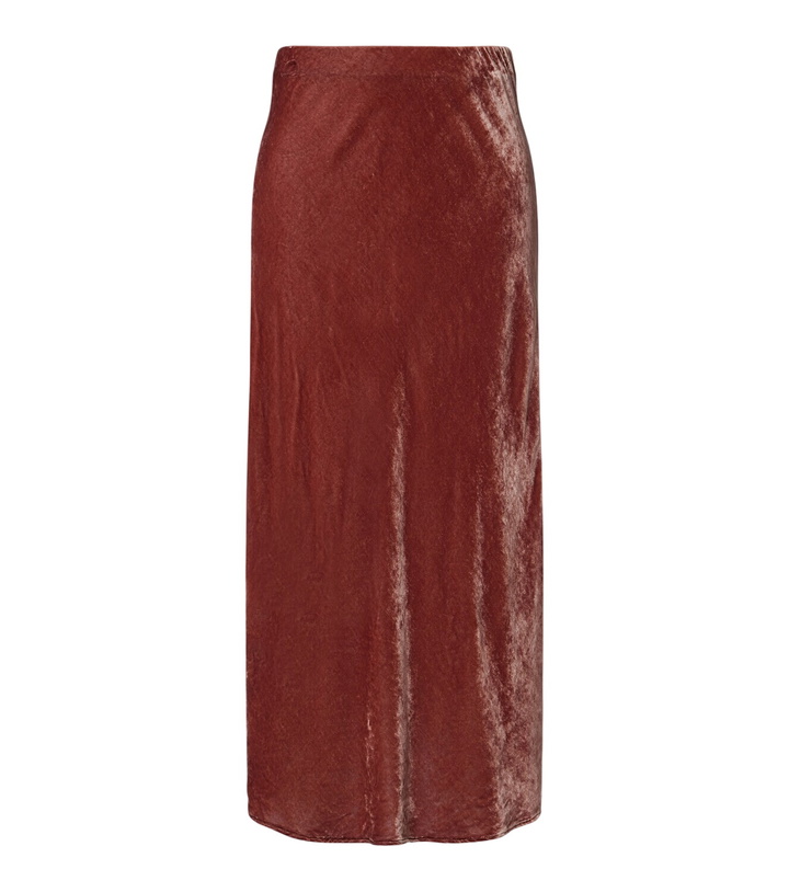 Photo: Velvet Felicity velvet midi skirt