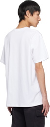 1017 ALYX 9SM White Embroidered Logo T-shirt