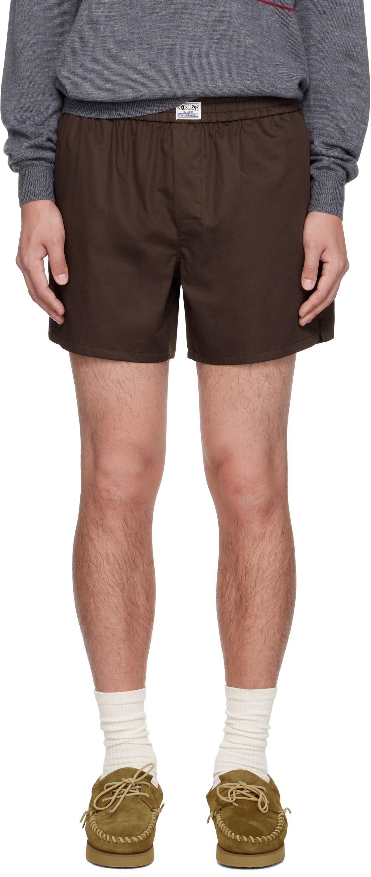 Commission Brown Boxer Shorts