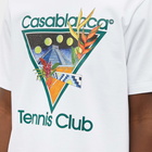 Casablanca Men's Tennis Club Icon T-Shirt in White