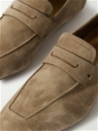 Berluti - Suede Penny Loafers - Brown