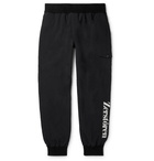 UNDERCOVER - Slim-Fit Tapered Embroidered Shell Drawstring Trousers - Black