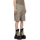 Rick Owens Gray Tower Cargobela Shorts