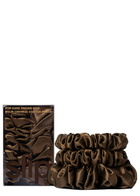 Slip Silk Assorted Scrunchies - Dark Brown