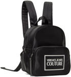 Versace Jeans Couture Black Gummy Logo Backpack