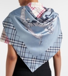 Burberry EKD silk twill scarf