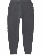 Mr P. - Tapered Distressed Virgin Wool Sweatpants - Gray